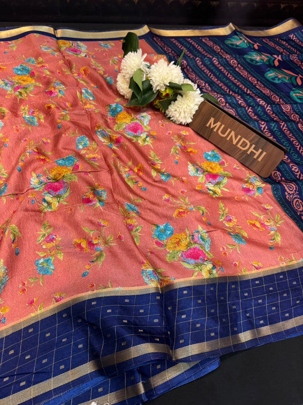 Meenal Butti Fancy Silk Saree with Zari Work| BEE05