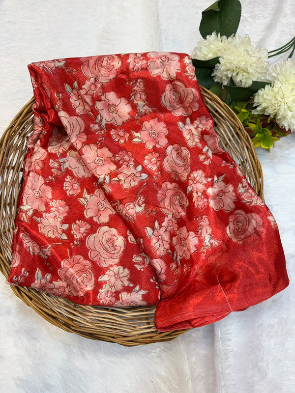 Turkey Silk Saree with Crepe Silk Design