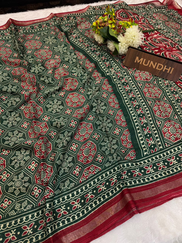 Mal CottonSilk Saree with Crepe Silk Design