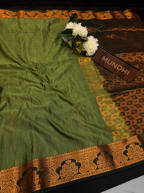 Slub Silk Saree with Zari Work for Weddings