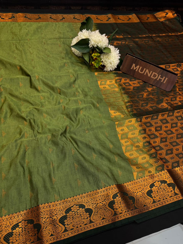 Slub Silk Saree with Zari Work for Weddings