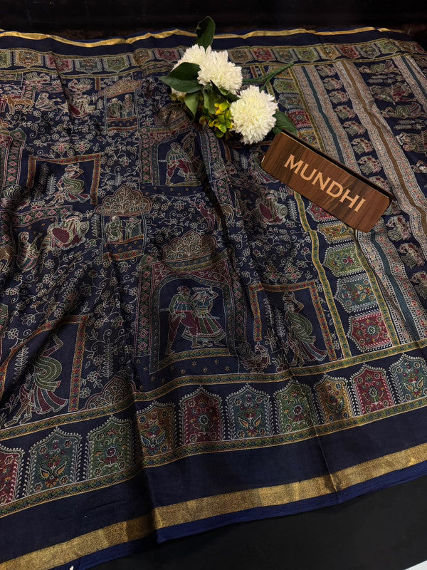 Pushpgiri Fancy Sarees | Elegant Zari Border Sarees| PH41