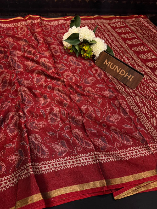 Pushpgiri Fancy Sarees | Elegant Zari Border Sarees| PH46