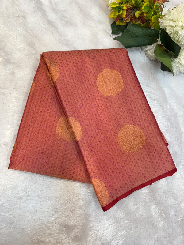 Pure Silk | Wedding Saree Border Less | M253