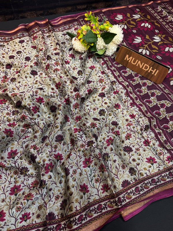 Pushpgiri Fancy Sarees | Elegant Zari Border Sarees| PH64