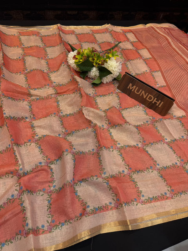 Nagma Digital Fancy Saree with zari work for women