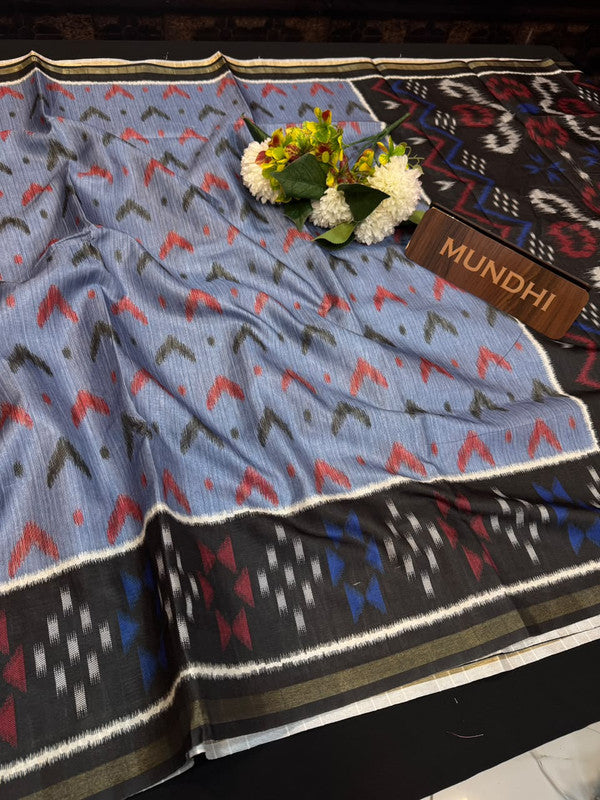 Madhubani Fancy Silk Saree with Elegant Zari Work| MDB22