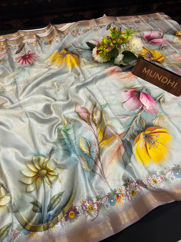 Star Silk Fancy Saree with elegant zari work for women
