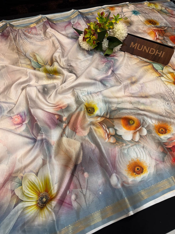 Star Silk Fancy Saree with elegant zari work for women