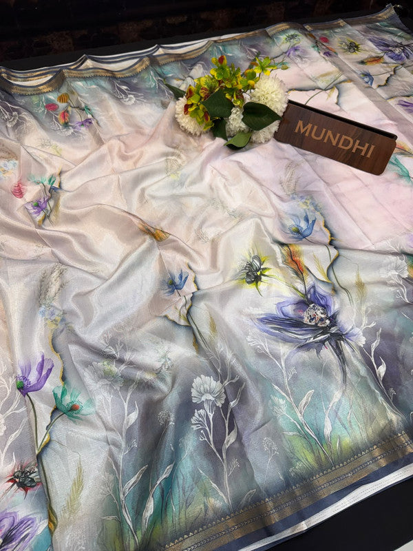 Star Silk Fancy Saree with elegant zari work for women