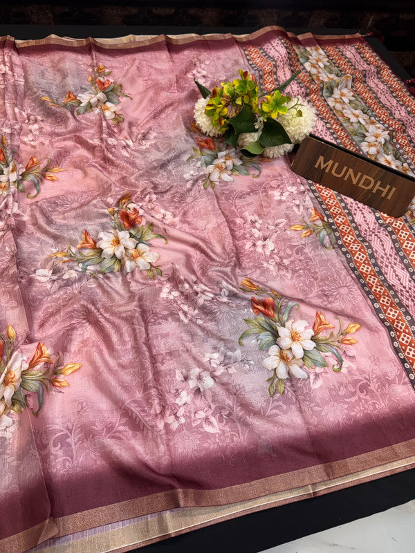 Ivory Fancy Saree VFS27