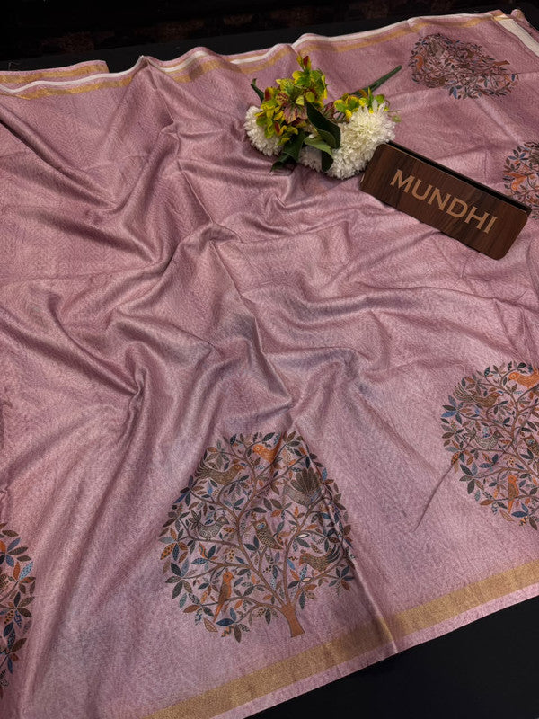 Rashika Fancy Saree with zari and print design