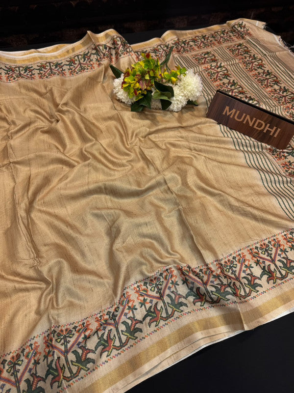 Rashika Fancy Saree with zari and print design