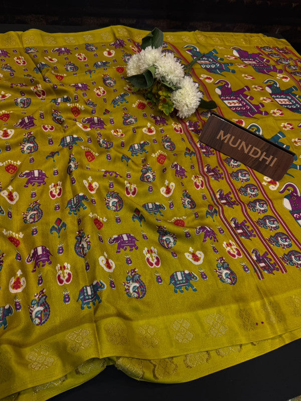 Royal Butta Fancy Saree with fancy zari work for women