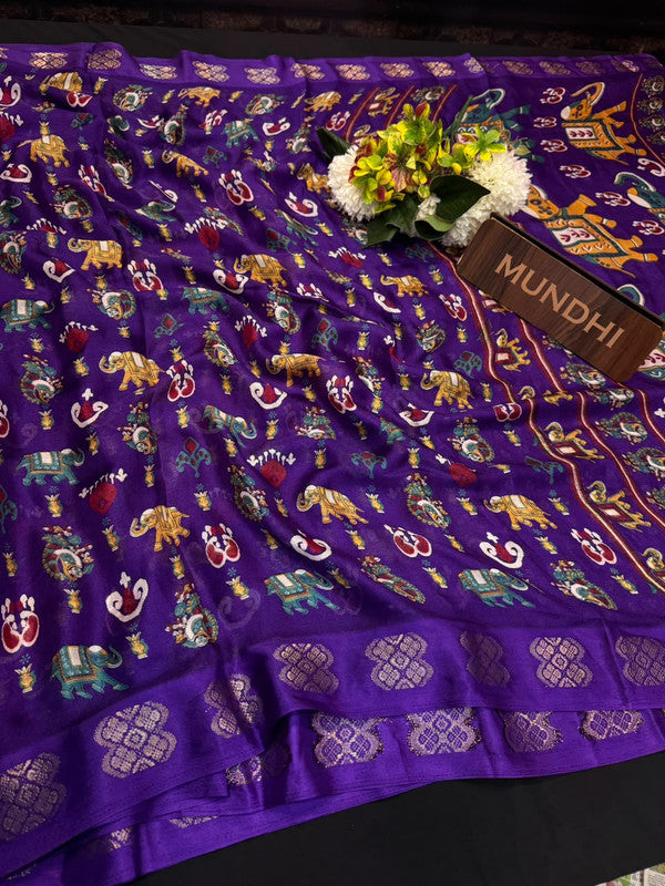 Royal Butta Fancy Saree with fancy zari work for women