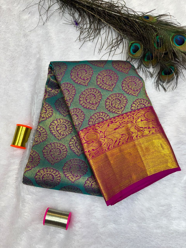 Pure Silk | Handloom Wedding Saree | M284