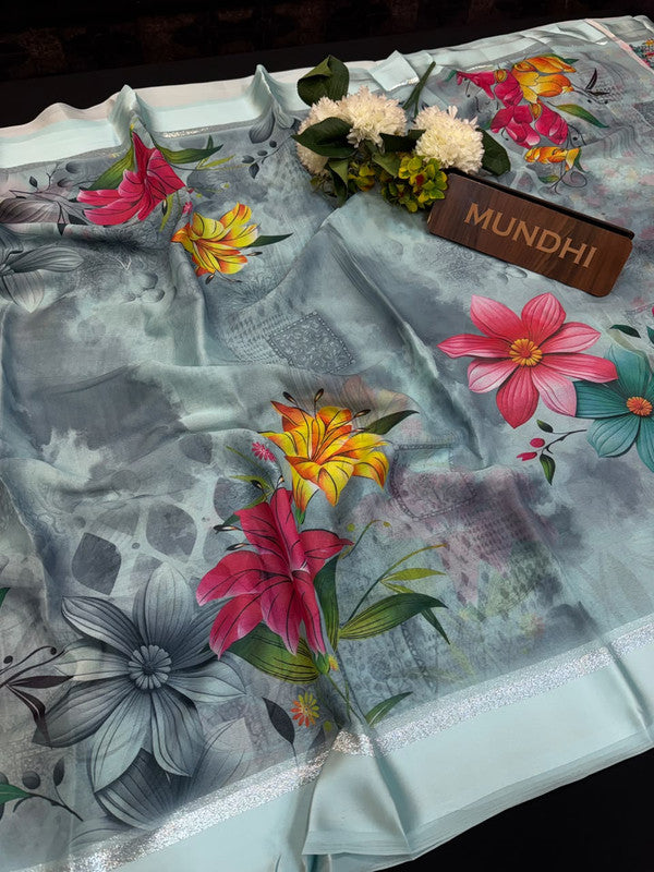 Tripta Silk Fancy Saree with fancy zari work for women