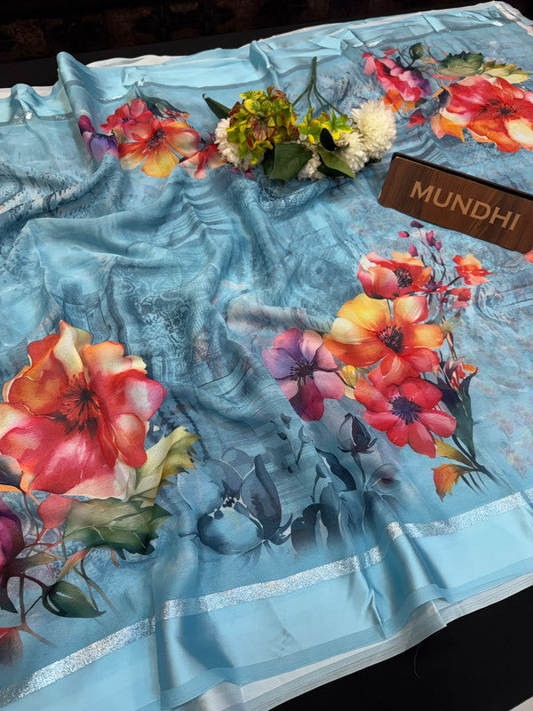 Tripta Silk Fancy Saree with fancy zari work for women