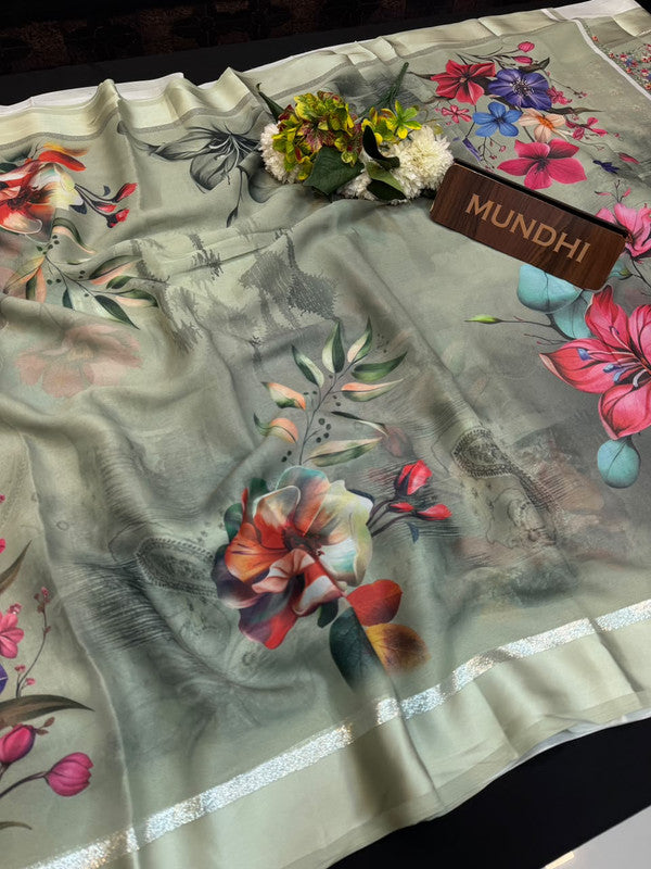 Tripta Silk Fancy Saree with fancy zari work for women