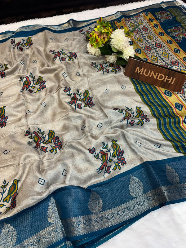 Sahher Fancy Silk Saree featuring elegant traditional zari work