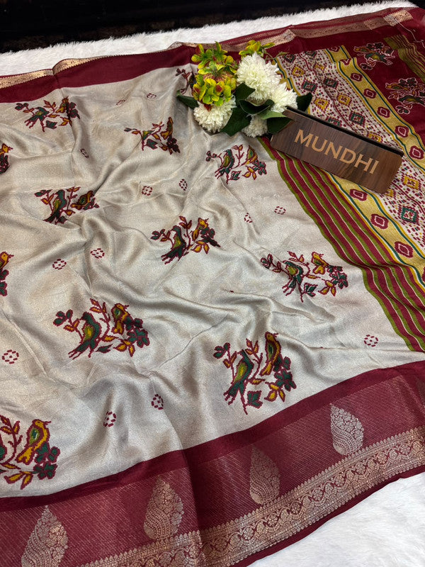 Sahher Fancy Silk Saree featuring elegant traditional zari work