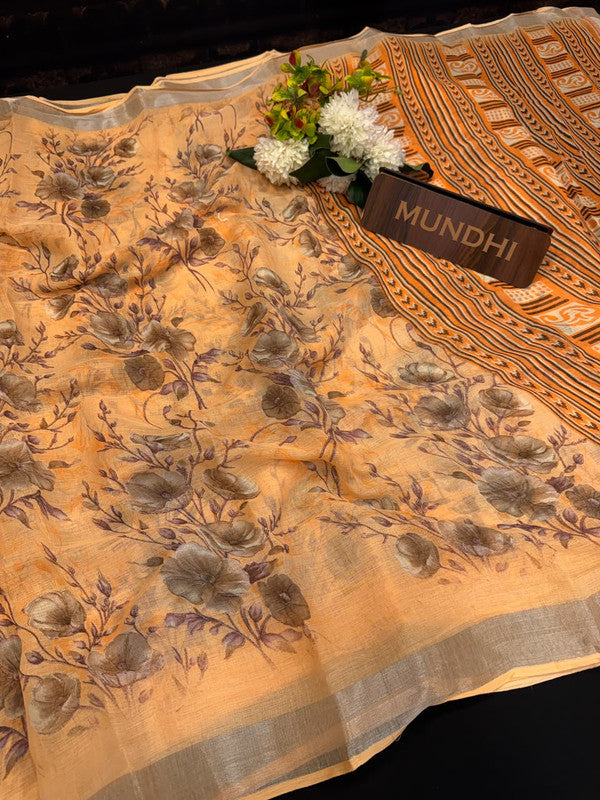 Soft Linen Saree | Take 5 Saree's Each saree Rs.199/- Only | SL23