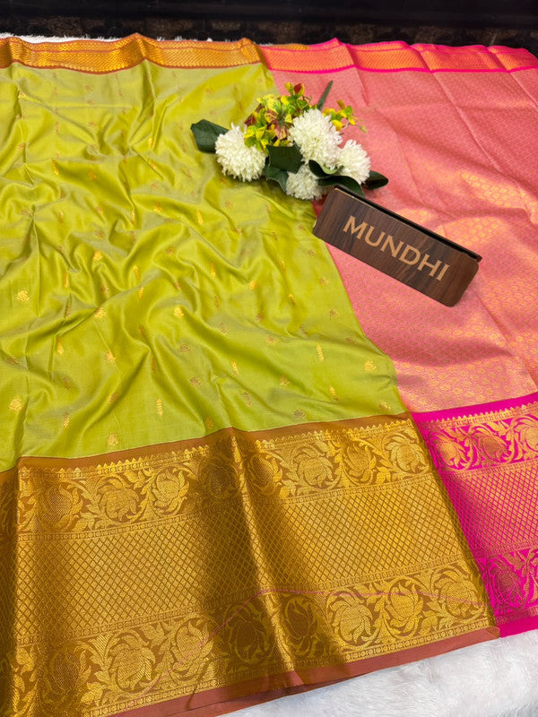 Elampillai Soft Silk Saree with traditional zari work for women