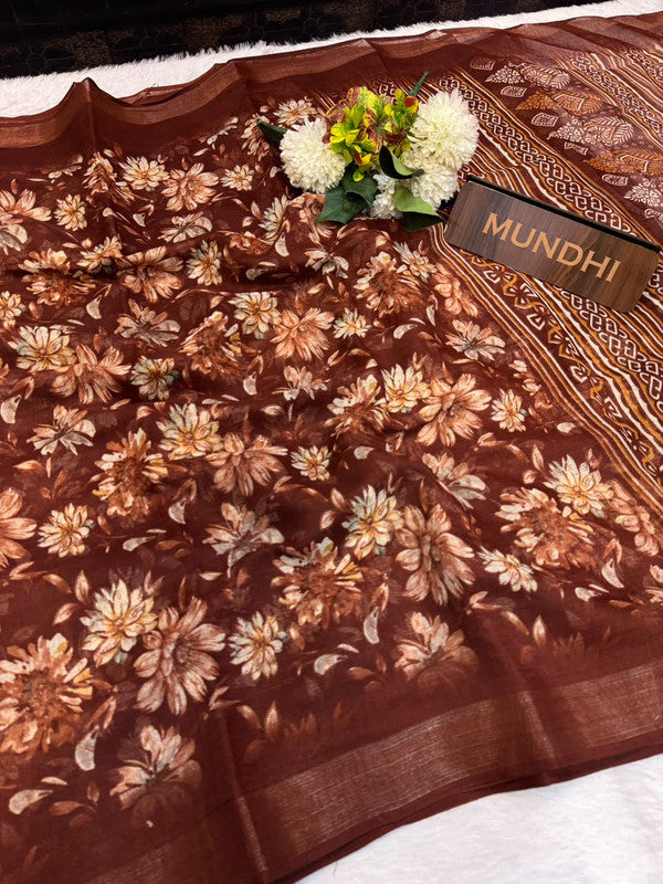 Soft Linen Saree | Take 5 Saree's Each saree Rs.199/- Only | SL119