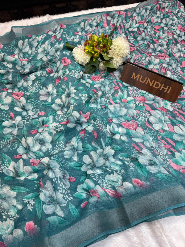 Soft Linen Saree | Take 5 Saree's Each saree Rs.199/- Only | SL120