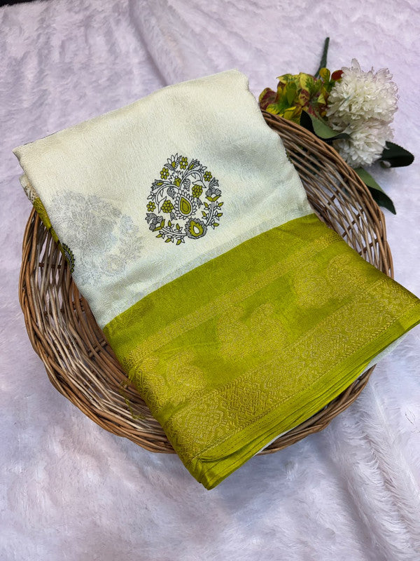 Chandrika Fancy Saree with Elagent Zari| CD14