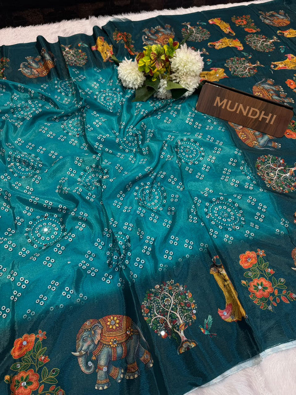 Heera Moti Fancy Sarees in fancy fabric for party wear