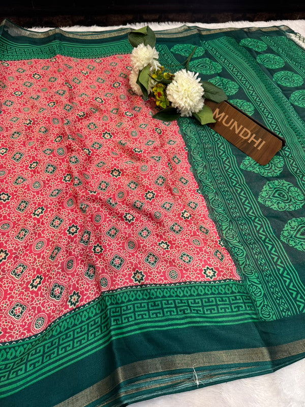 Mal Cotton Saree with Elagent Design