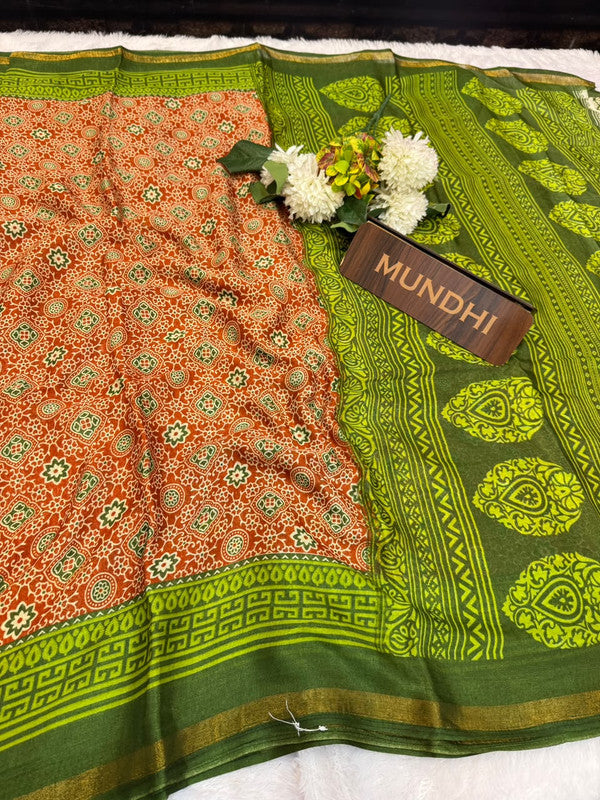 Mal Cotton Saree with Elagent Design