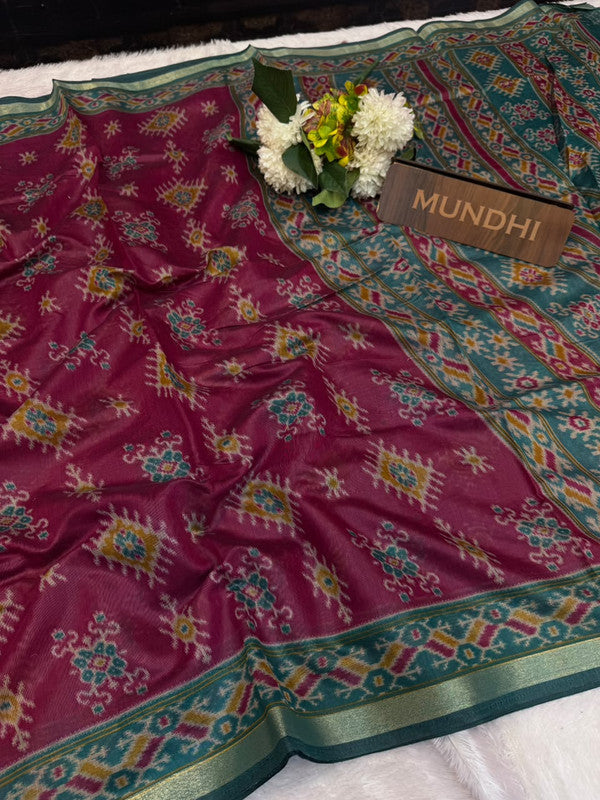 Tanishq Exclusive Fancy Silk Saree for women in traditional style