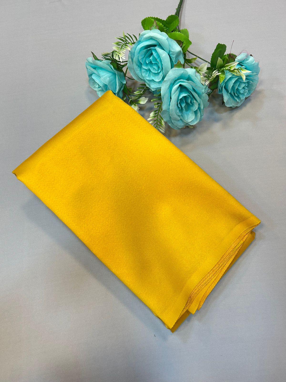 Trisha Inspired Plain Saree