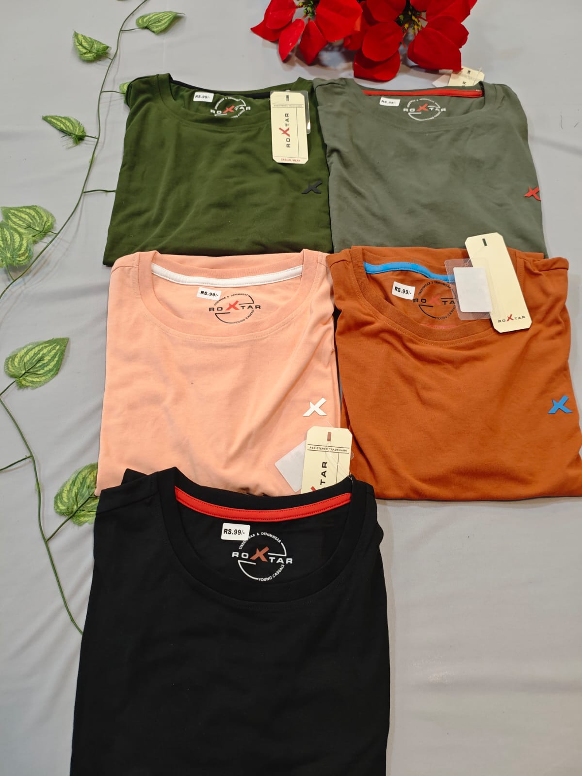 5 Plain T-Shirt