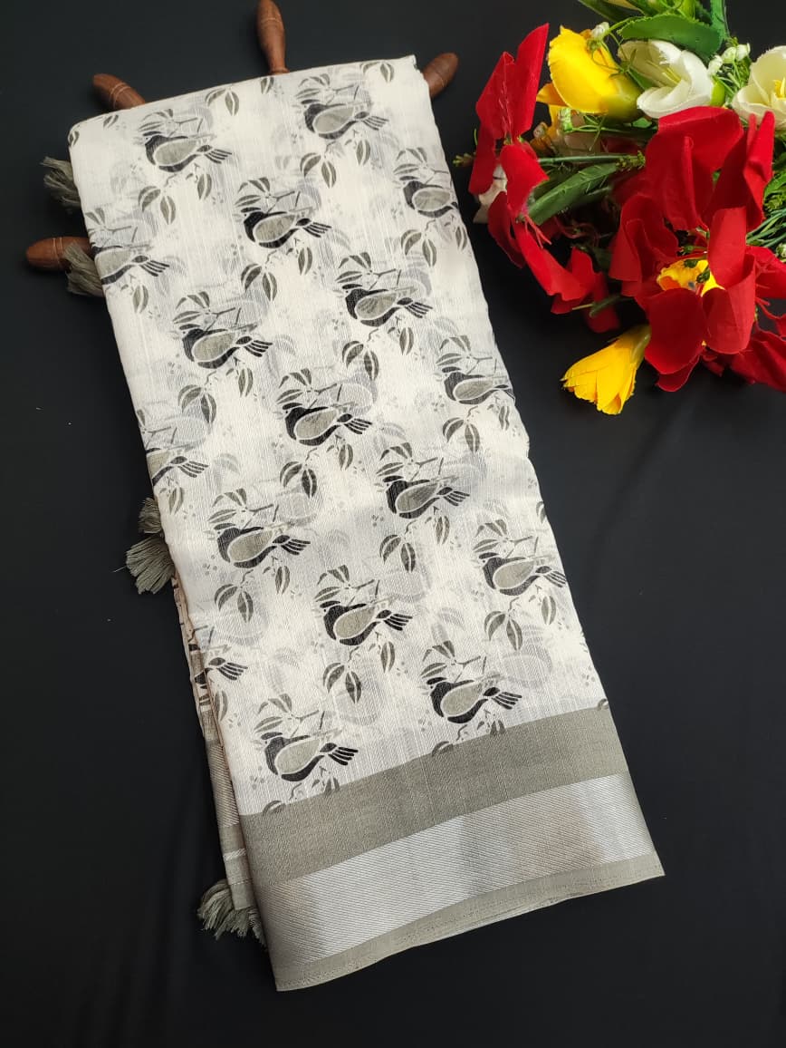 Summer Cool Printed Saree SE01