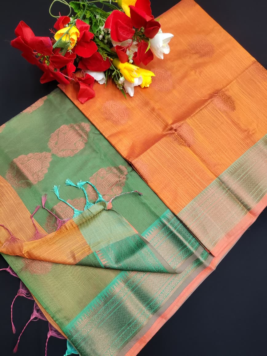 Slub Cotton Saree SLC01