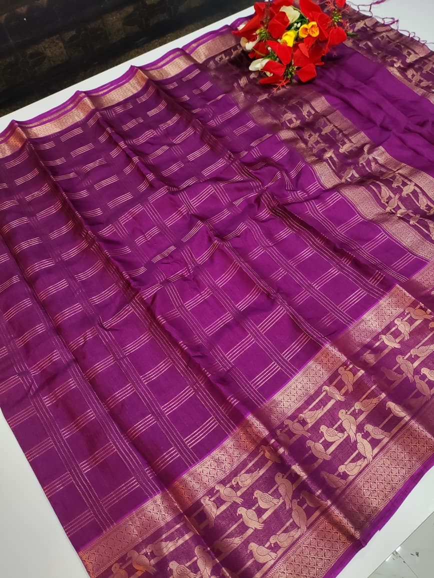 Subiksa Mysore Silk Parrot Saree MY01