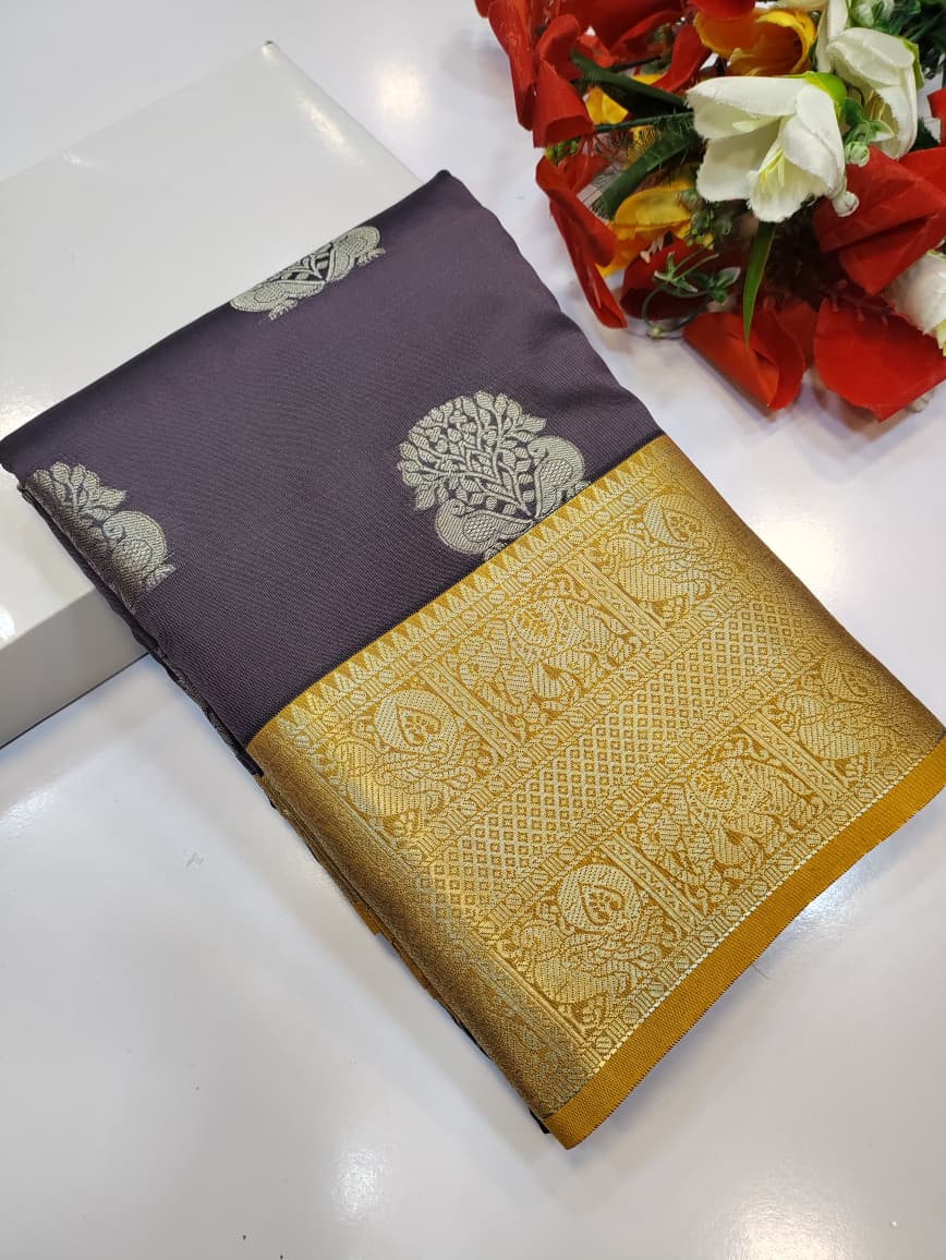 Purple Kanchi korvai PG01 (One Day Offer)