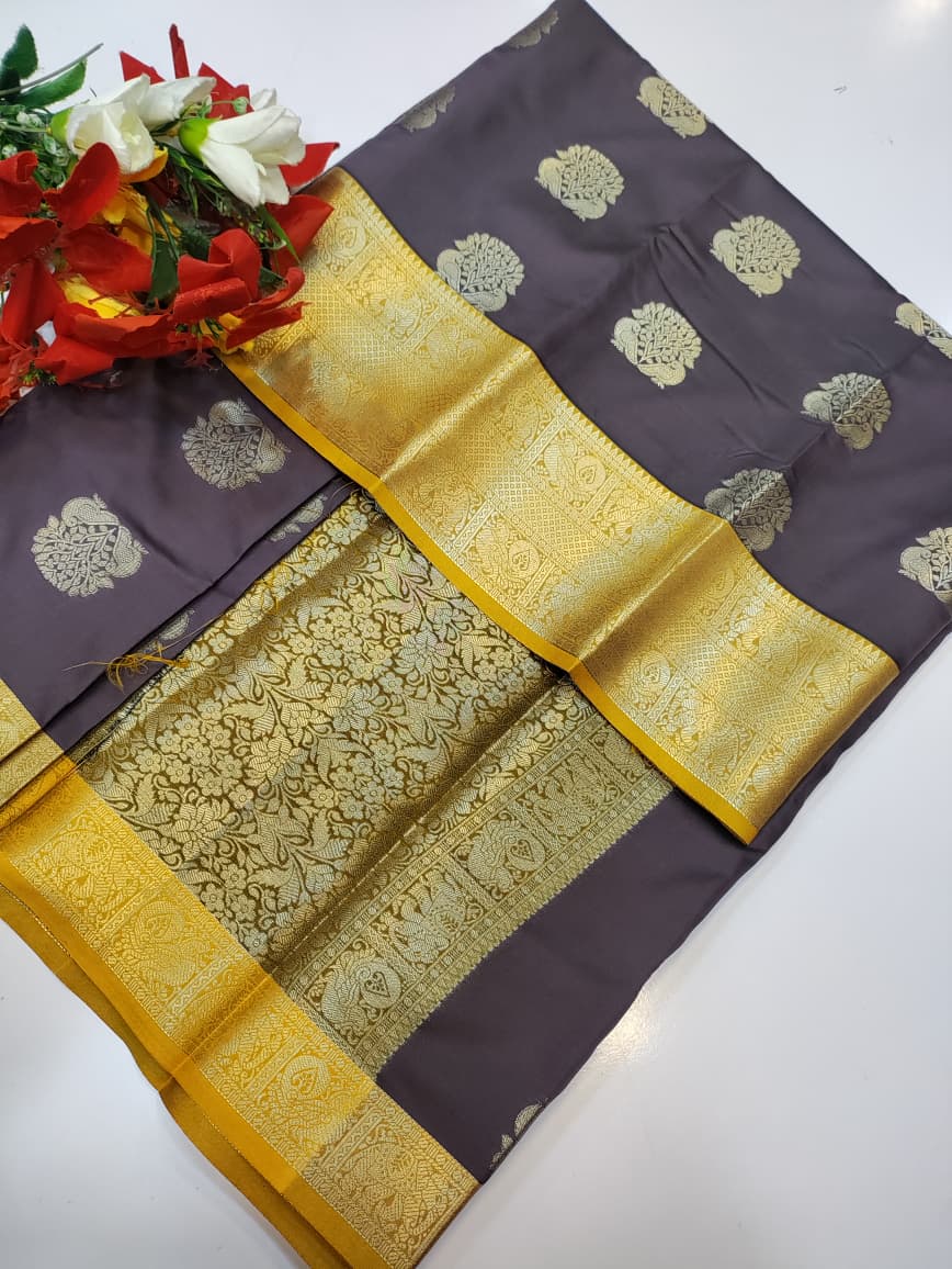 Purple Kanchi korvai PG01 (One Day Offer)