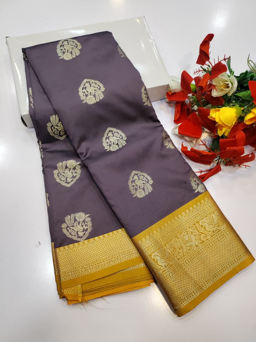 Purple Kanchi korvai PG03( Ond Day Offer)