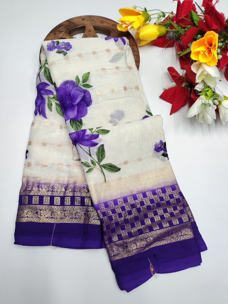 Deepika Foil Saree DP03