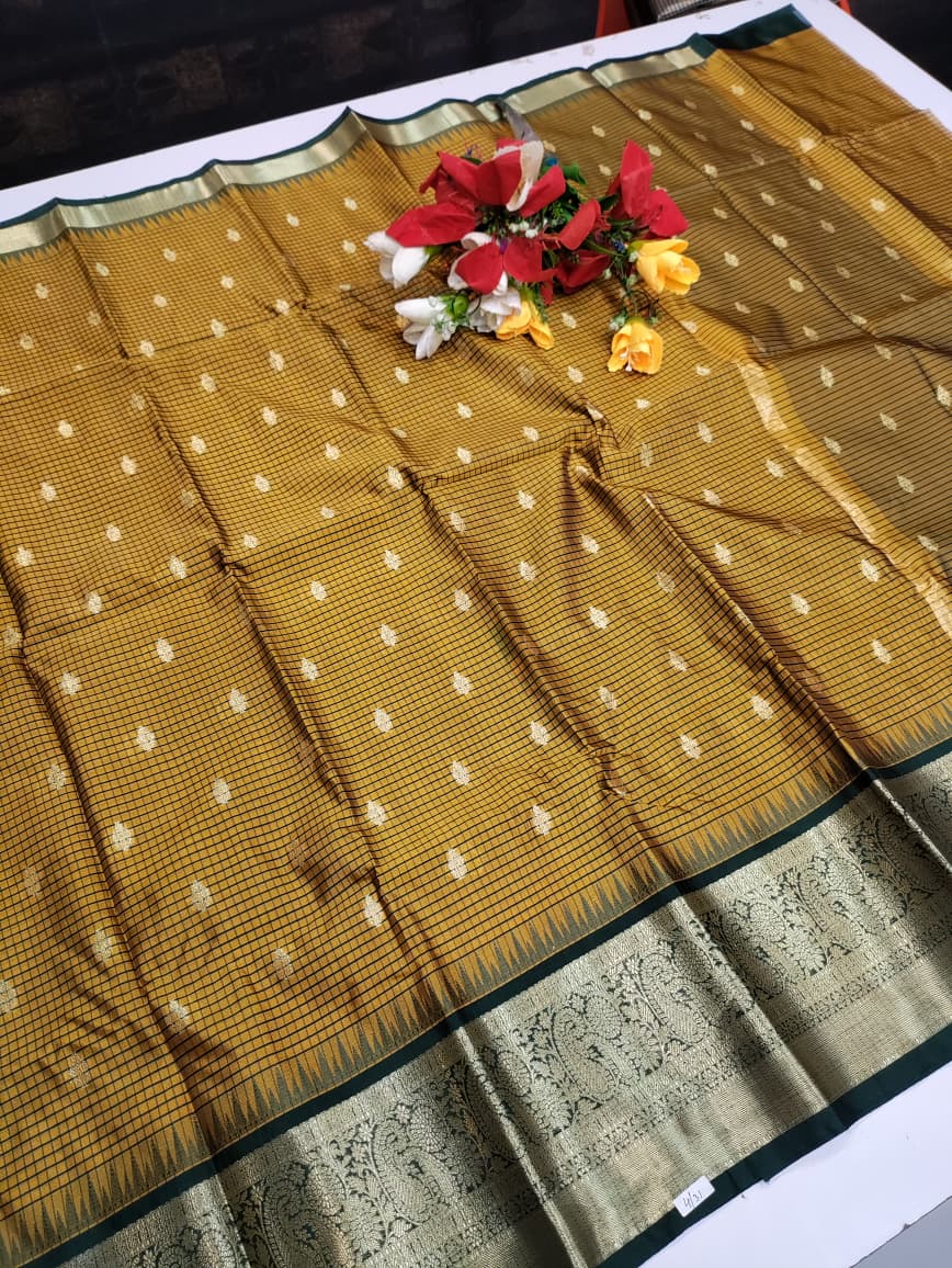 Banarasi Checked Saree FV33