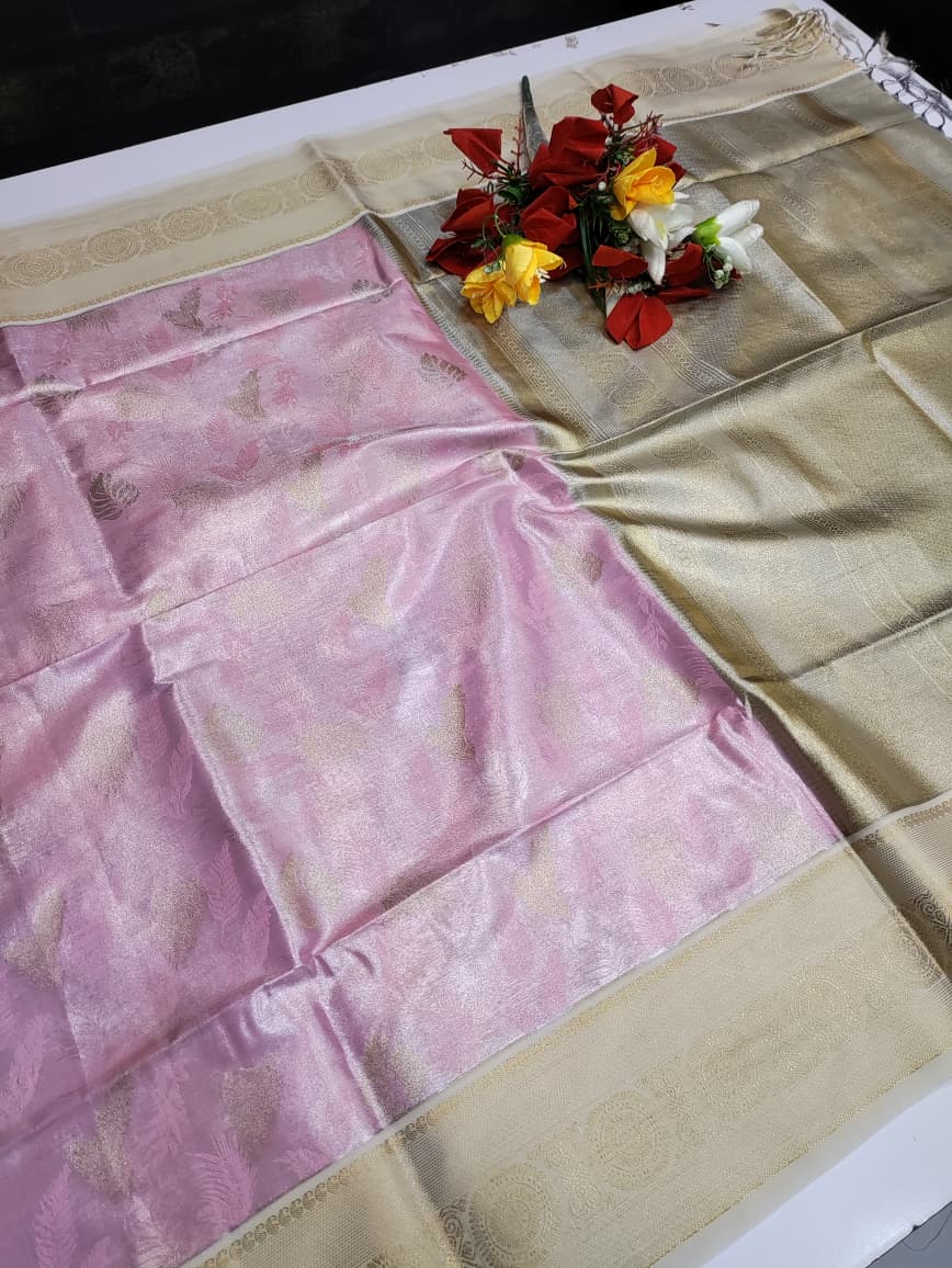 Mirror Tissue Saree MRR44