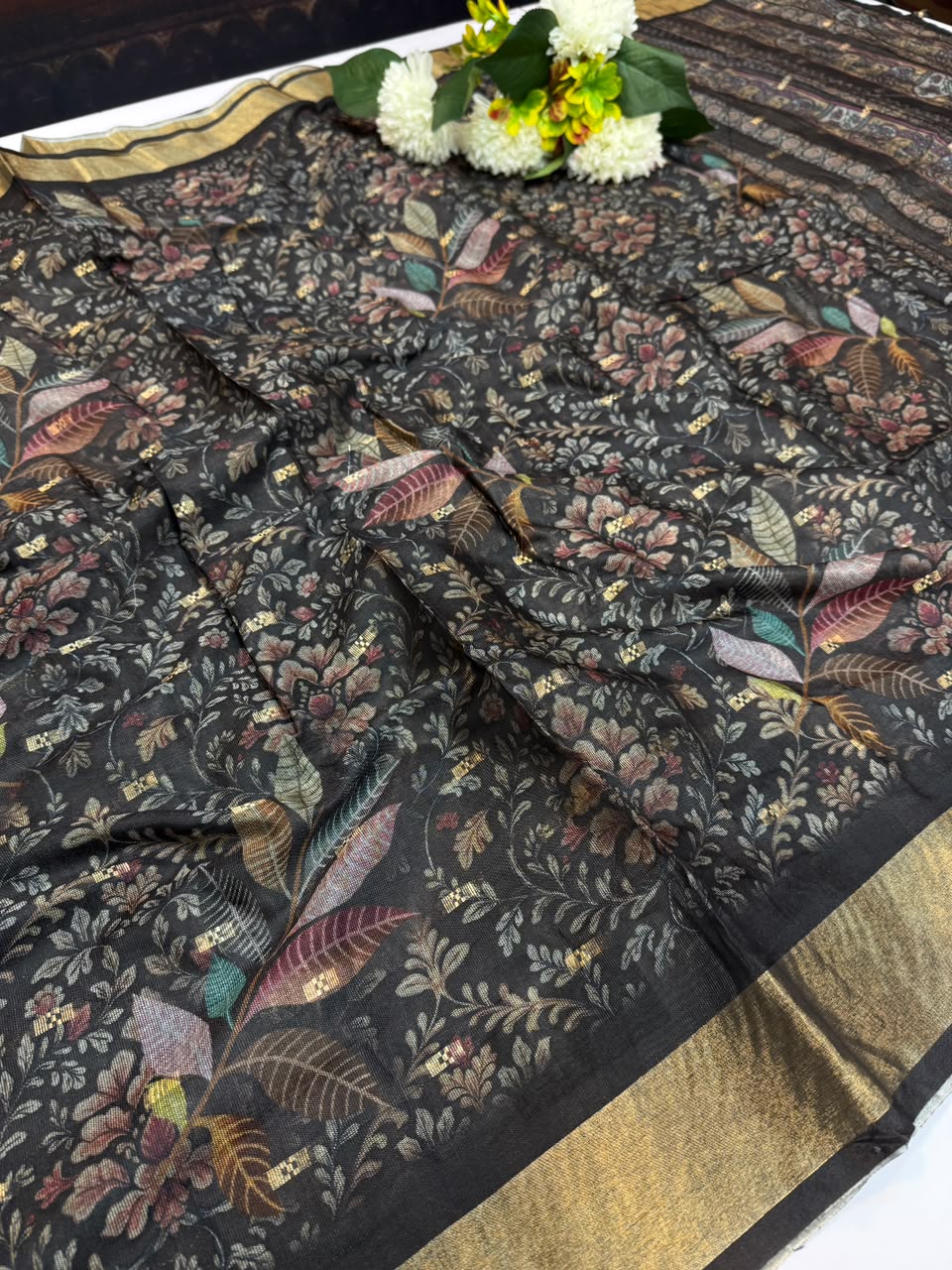 Preethi Fancy Printed Saree in premium fancy fabric for party wear