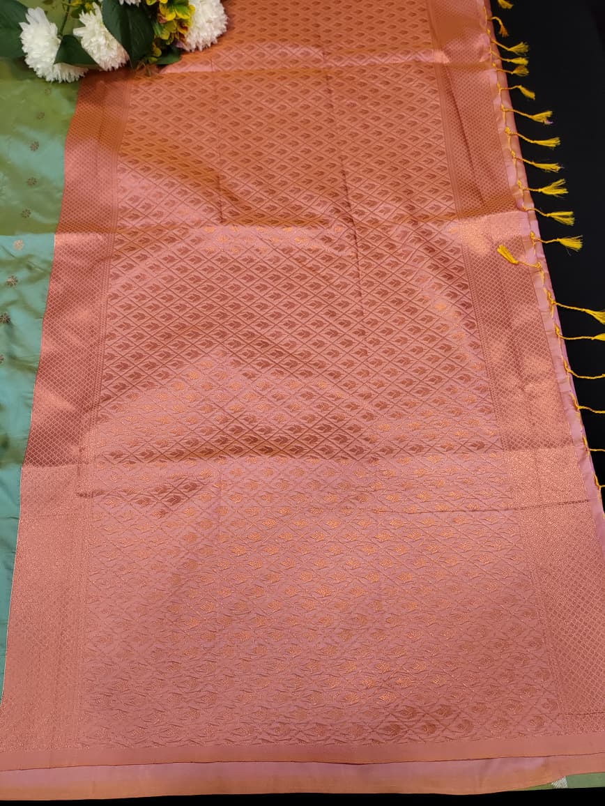 Padhumai Zari Soft Silk Saree for |Party & Festival Wear| P02
