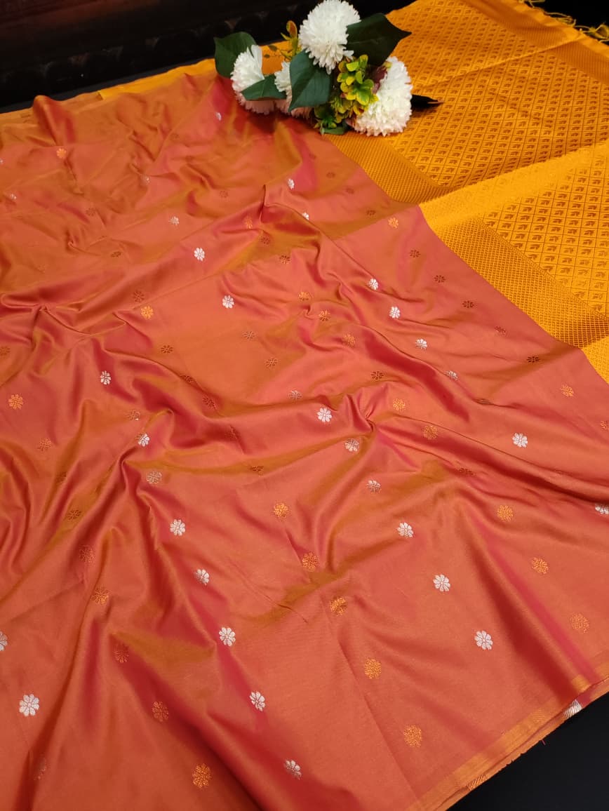 Padhumai Zari Soft Silk Saree for |Party & Festival Wear| P04