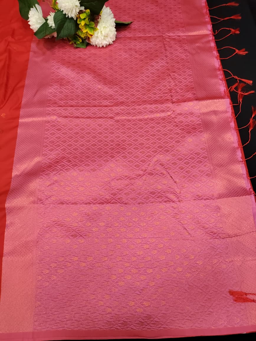 Padhumai Zari Soft Silk Saree for |Party & Festival Wear| P07
