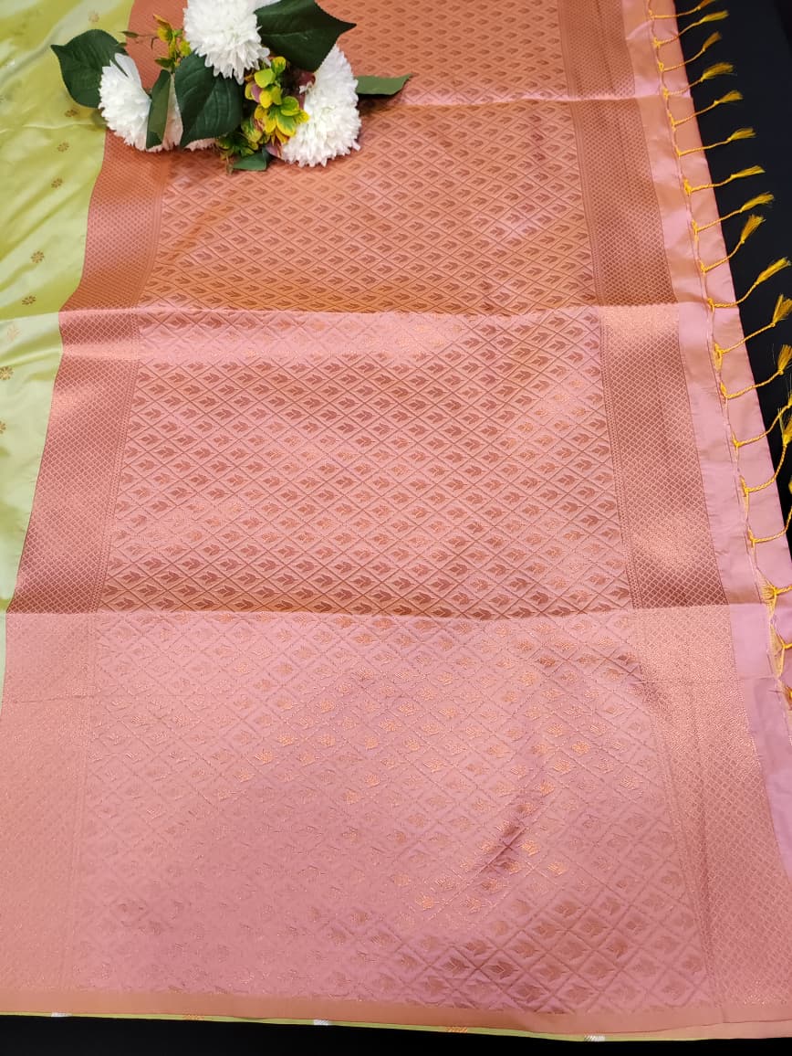 Padhumai Zari Soft Silk Saree for |Party & Festival Wear| P12